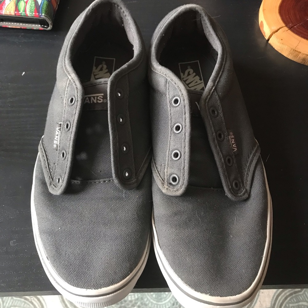 Gray van shoes